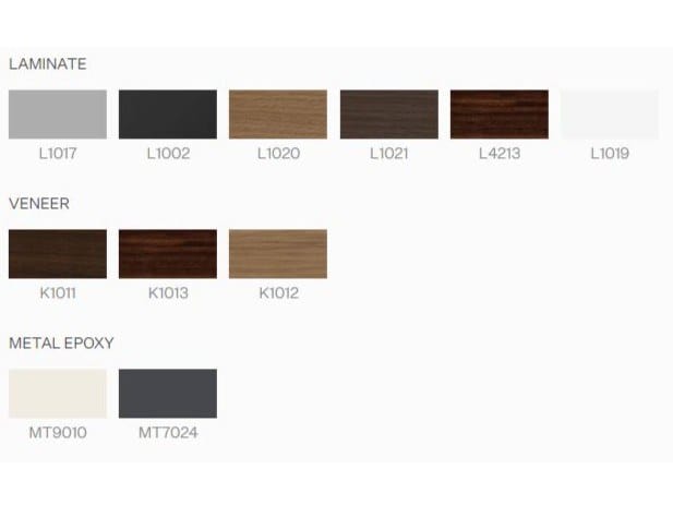 Круглый журнальный столик из шпона и металлического основания Ersa Ravel ARCH-00096089 - Вид №3