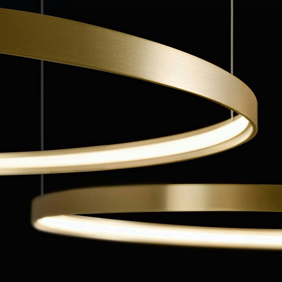 Panzeri M03319.075.0510 Mat Brass Zero Round светильник подвесной 117274 - Вид №1