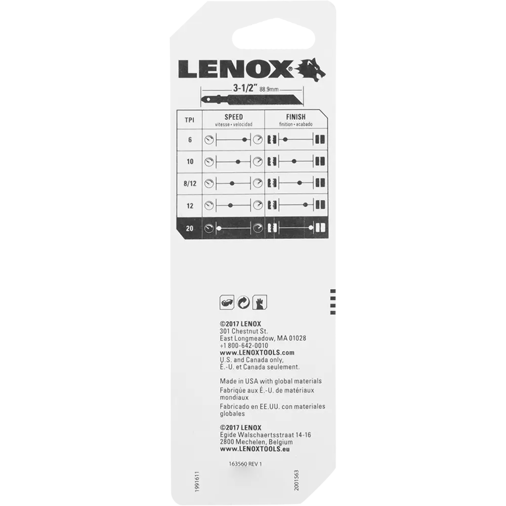 Пилки для лобзика по мягкой древесине Lenox B320TS, 3 шт. 82582659 STLM-2134663  - Вид №6