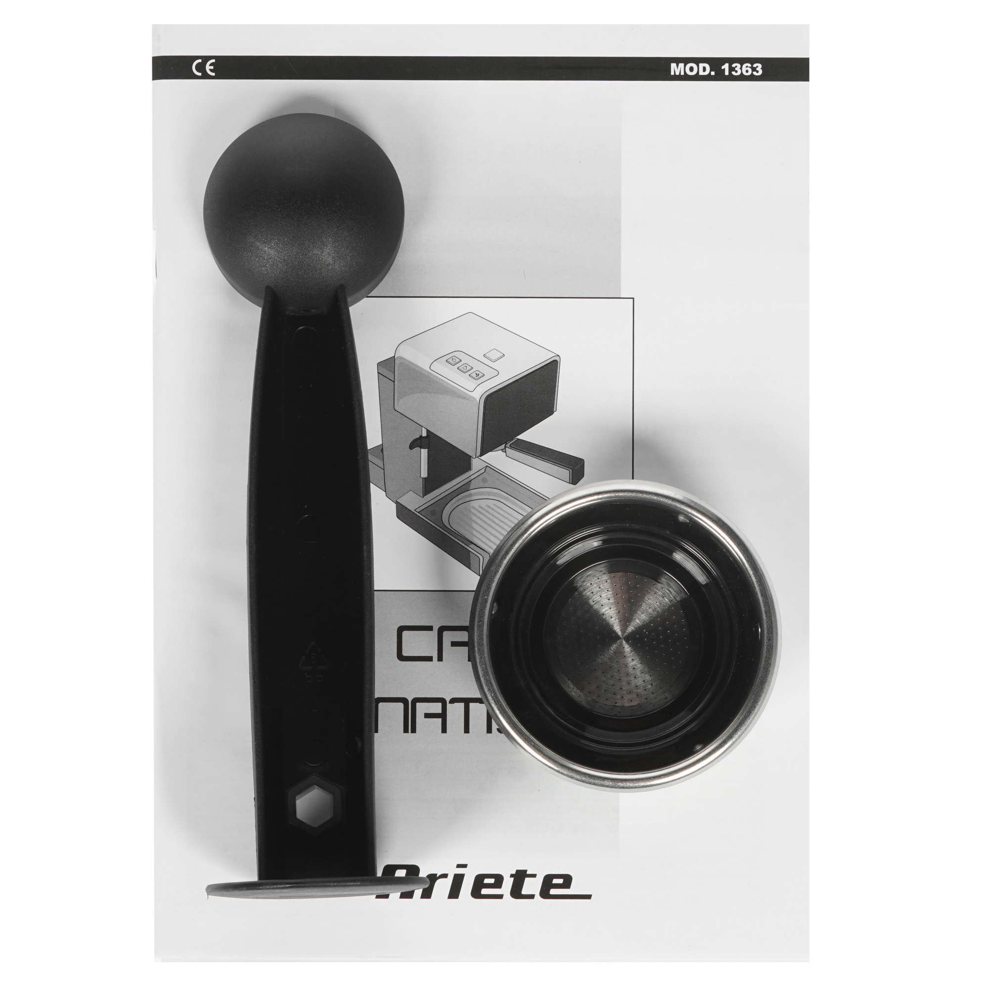 1078104 Кофеварка рожковая Ariete 1363 красный STDN-0051423 - Вид №6