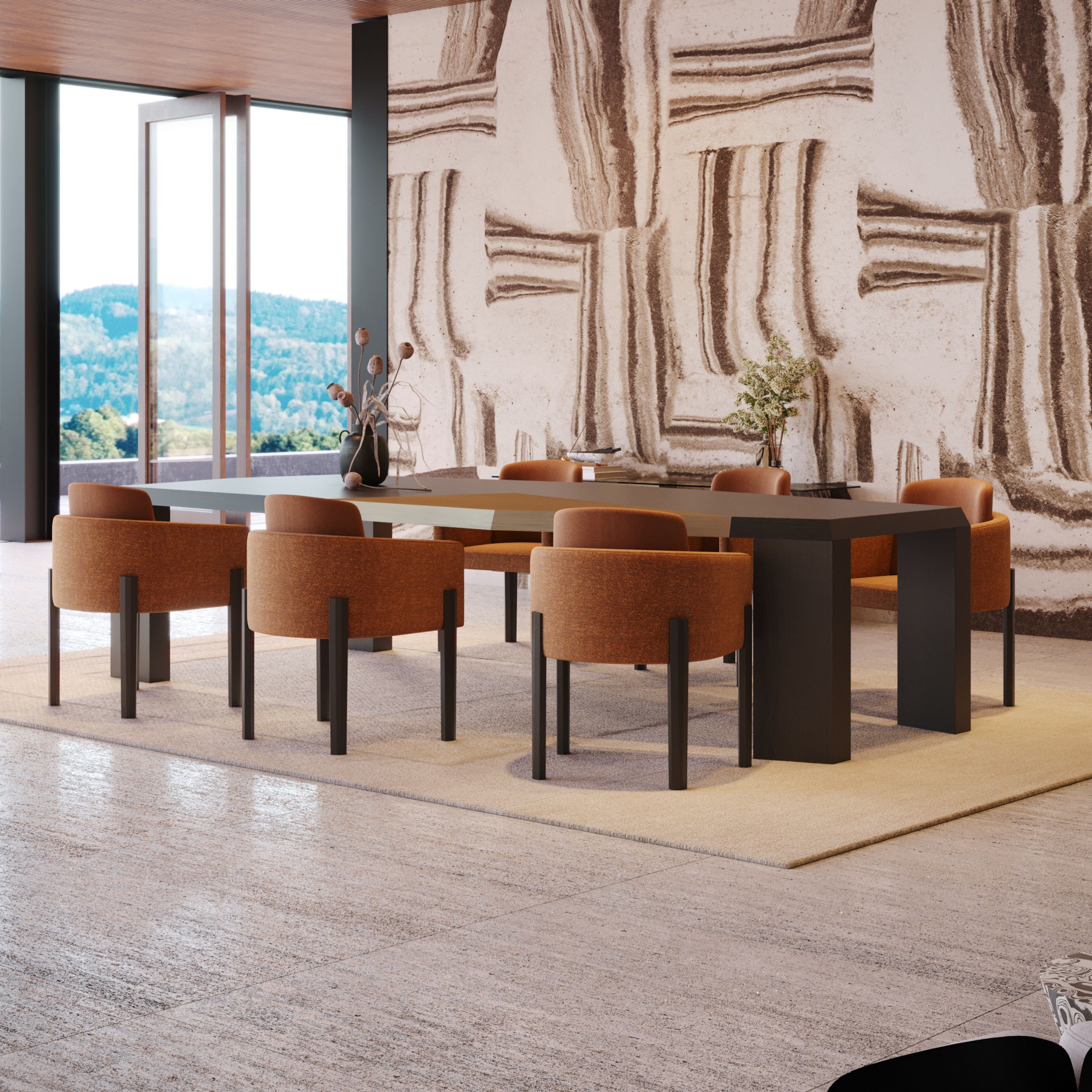 Деревянный стол Stylish Club Escarpa ARCH-00109915 - Вид №5