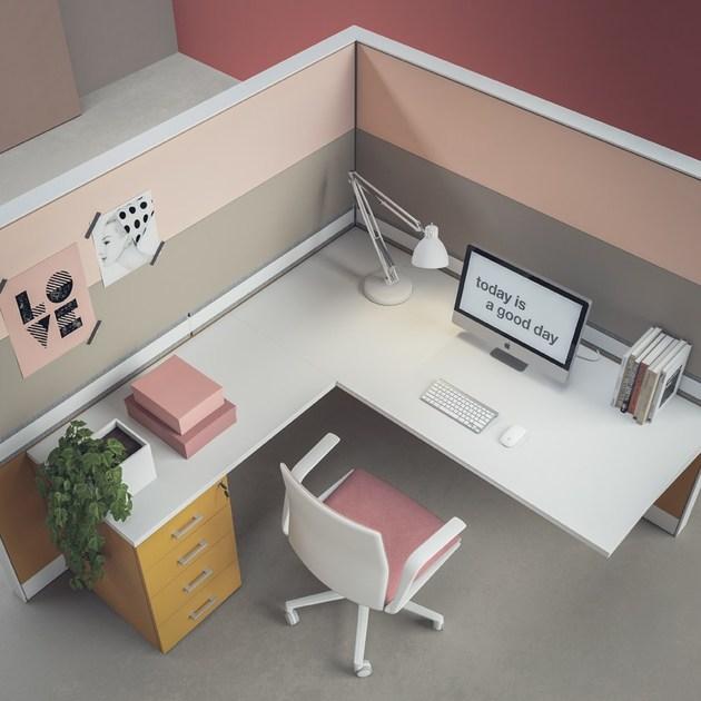 PROF Отдельностоящая модульная офисная перегородка из дерева Openwall sun-id-1512114 - Вид №19