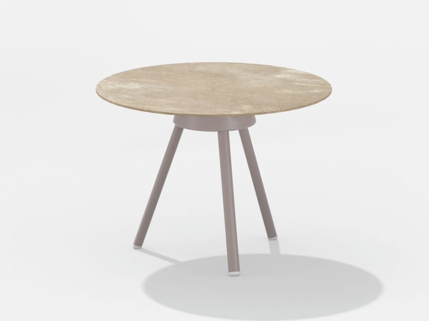 Окрашенный алюминиевый журнальный столик с керамогранитной столешницей FAST ARCH-00145134