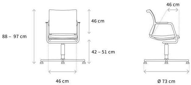 5-спицевый стул на колесиках Titan Santreyd sun-id-1476116 - Вид №5