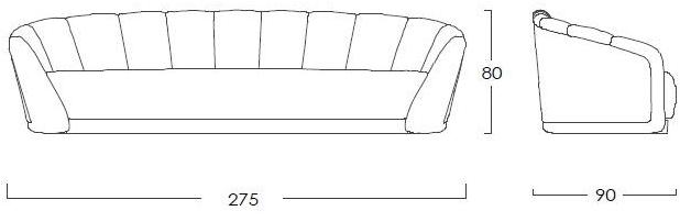 Jetclass Диван из ткани Faith Jfh304b  - Вид №2