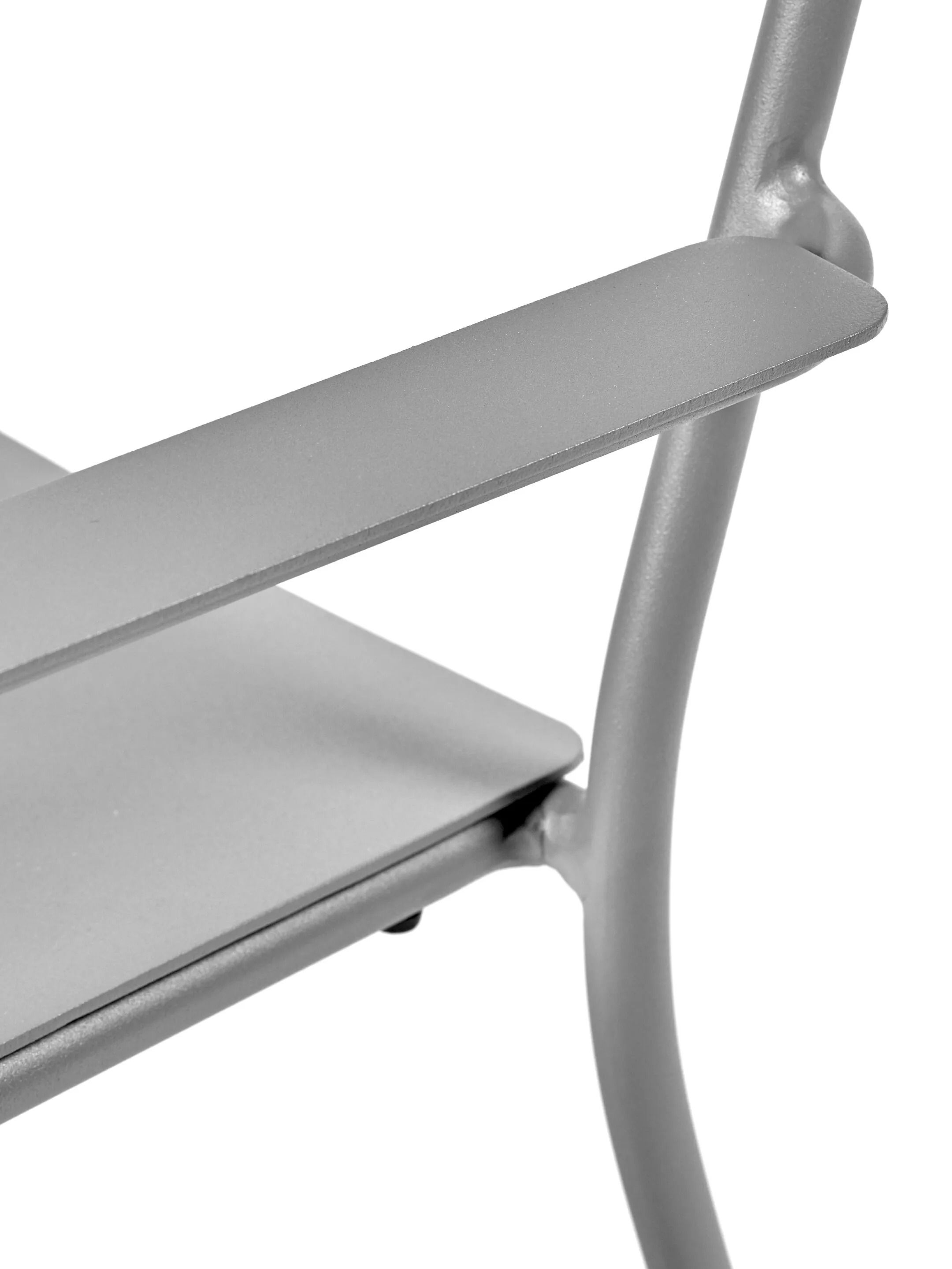 Алюминиевый садовый стул с порошковым покрытием Serax август ARCH-00027062 - Вид №8