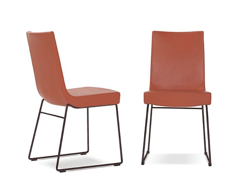 Высокий кожаный стул со спинкой Montis Джим ARCH-00036854 - Вид №2