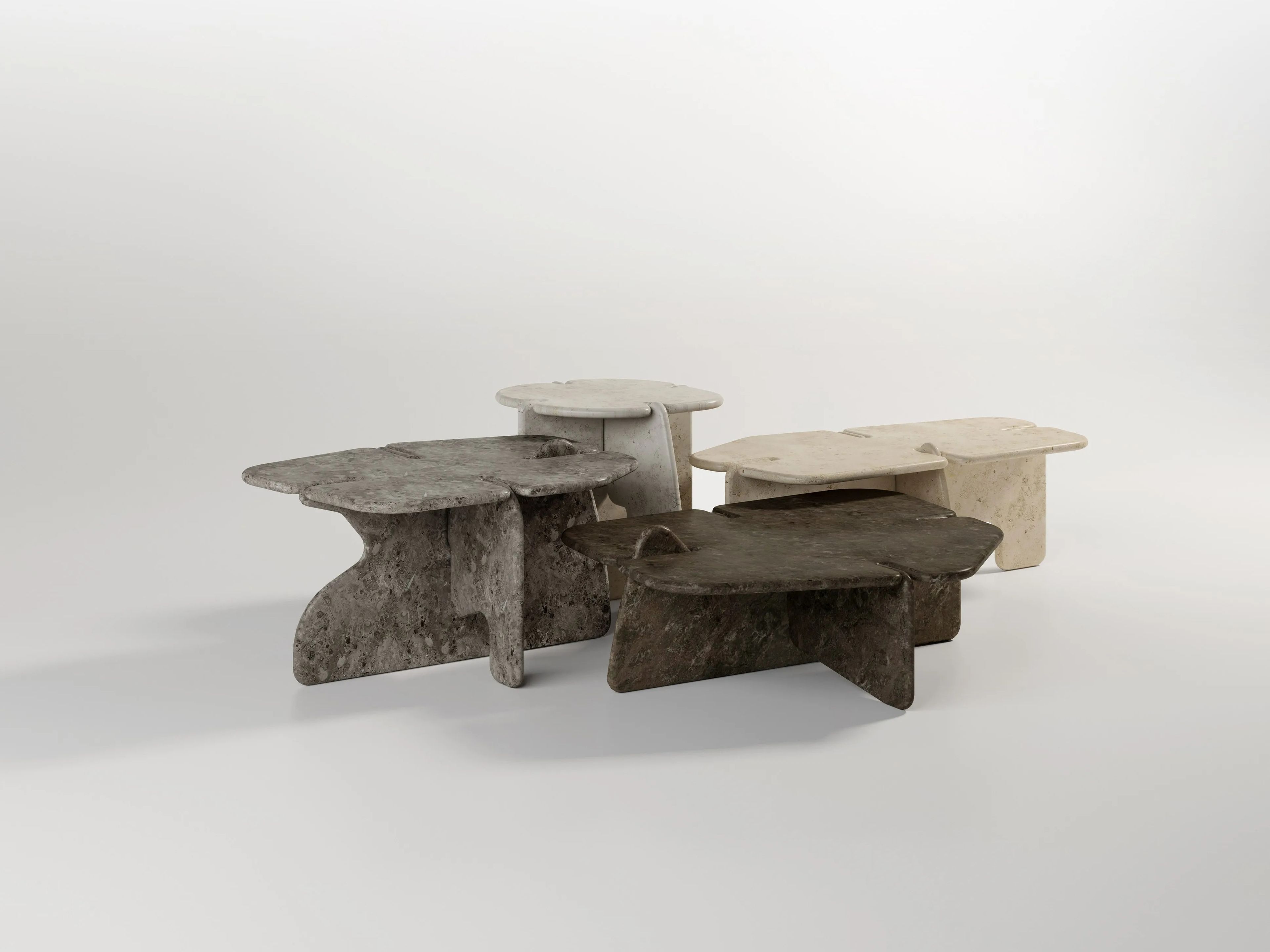 Журнальный столик из натурального камня Davani Lamé ARCH-00061305 - Вид №3