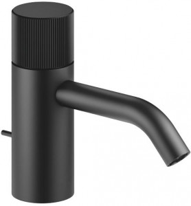 33501664-33 pure смеситель для умывальника однорычажный со сливным гарнитуром - чёрный матовый Dornbracht Meta