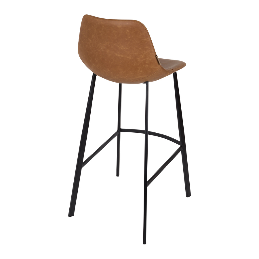 Стул барный Franky коричневый Dutchbone 1500040 - Вид №3