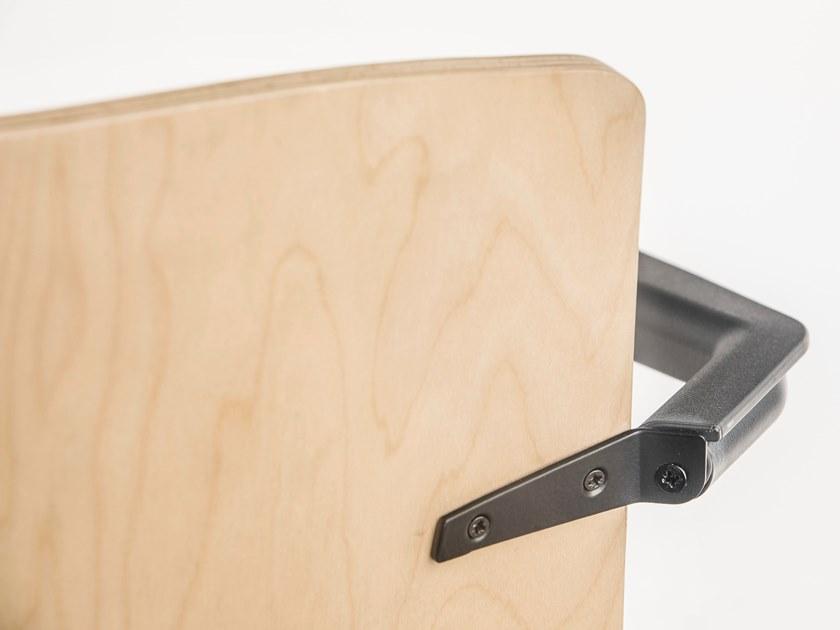 Mara Стул для конференций штабелируемый из бука с подлокотниками  3250l  - Вид №5