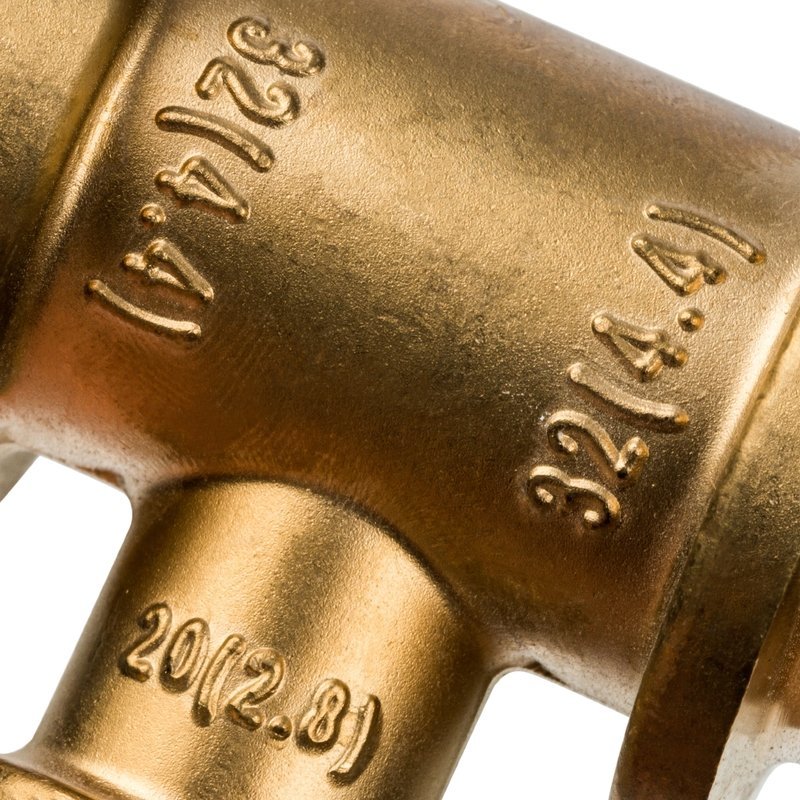 Тройник переходной 32x20x32 аксиальный для труб из сшитого полиэтилена STOUT SFA0014322032 - Вид №3