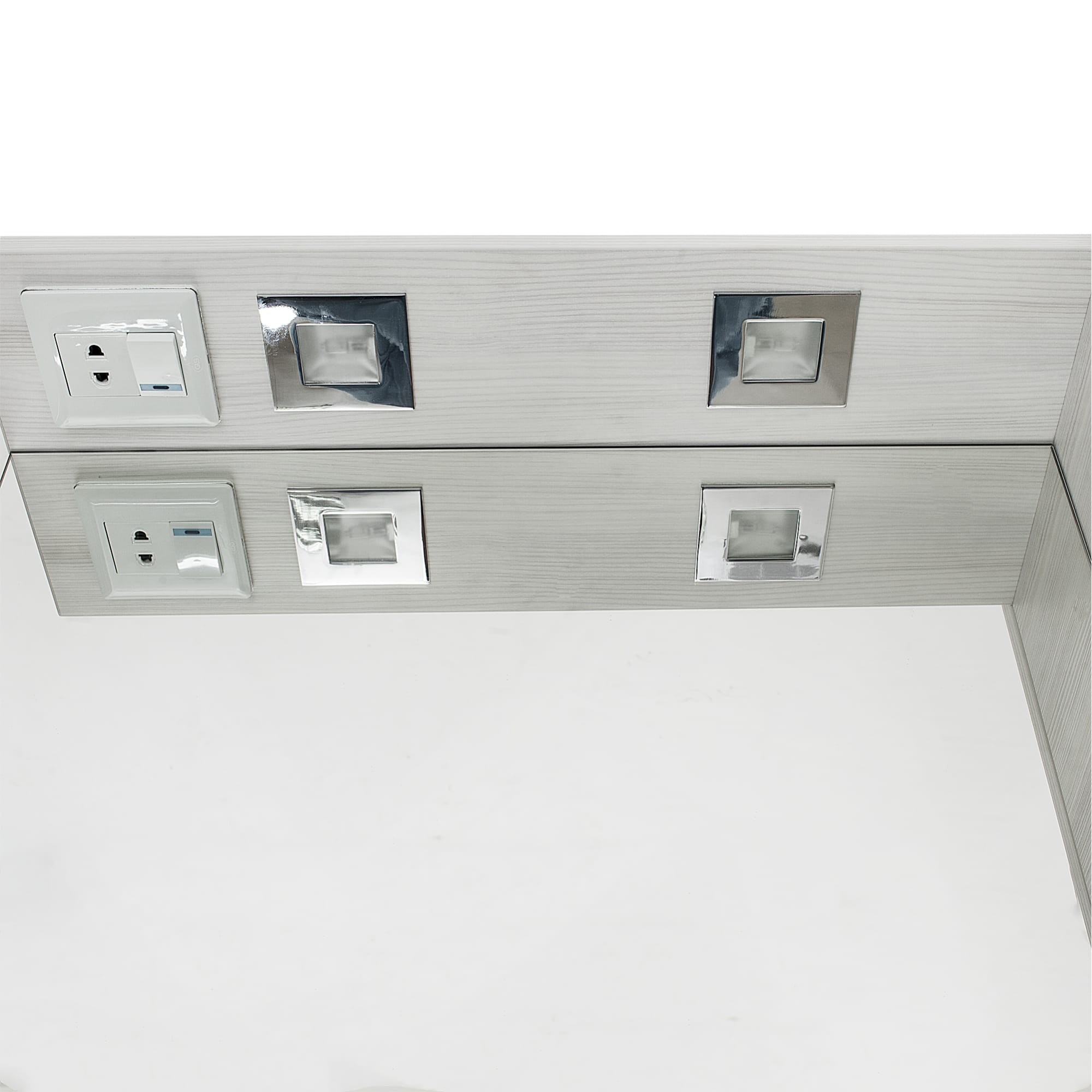 16964015 Шкаф зеркальный «» 75 см цвет светлое дерево Торонто Santreyd  - Вид №3