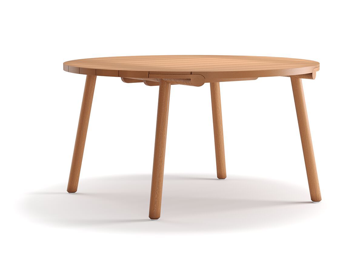 Круглый складной стол из тикового дерева YAAZ Uz ARCH-00015300 - Вид №1