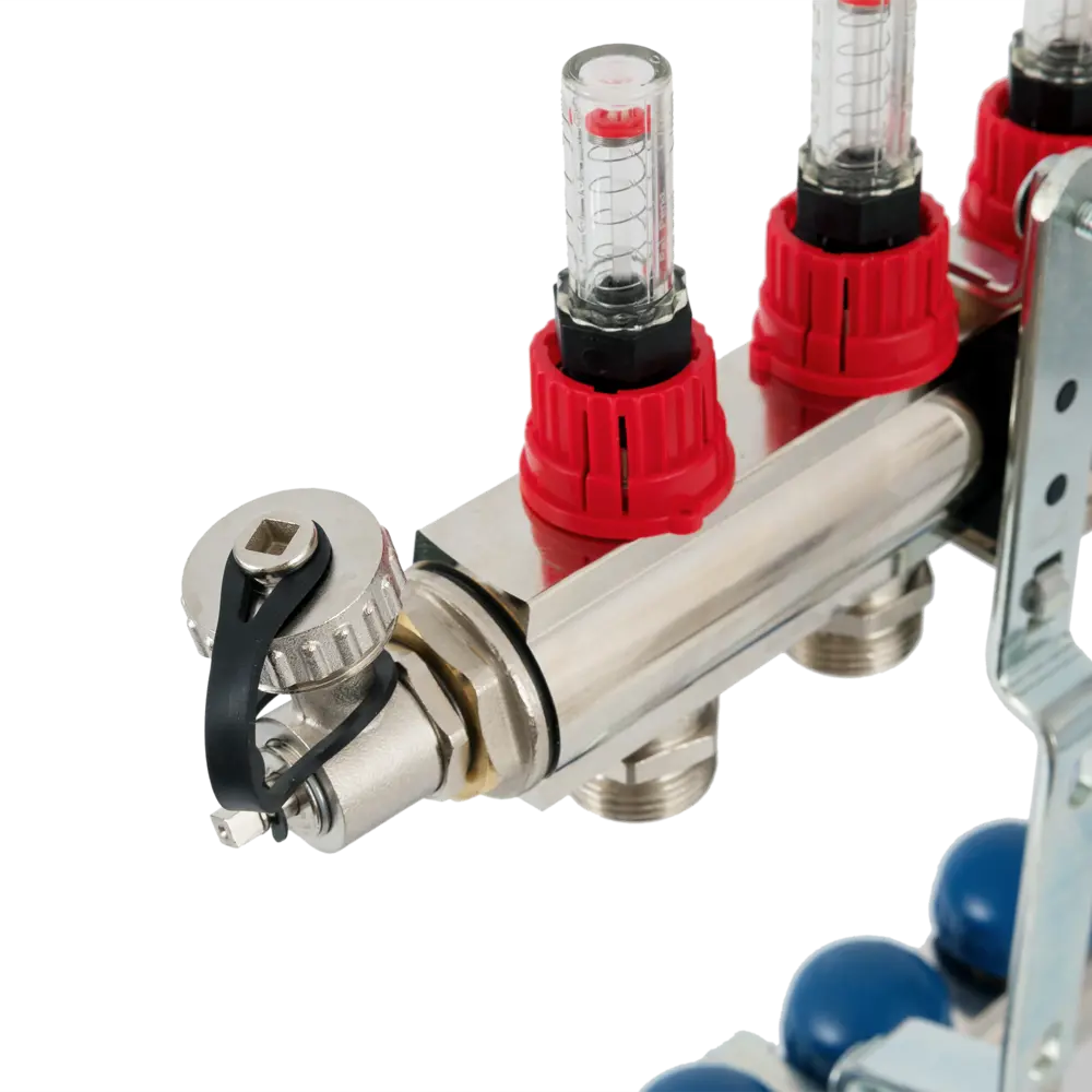 Коллекторная группа Uni-Fitt со встроенными расходомерами 1"х3/4" 10 выходов 440E4310 STLM-2089645 - Вид №3