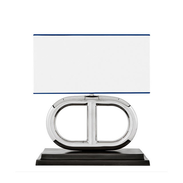 Настольная лампа Anguilla от Eichholtz 107558 EICHHOLTZ КЛАССИЧЕСКИЕ 061876 Белый;хром  - Вид №1