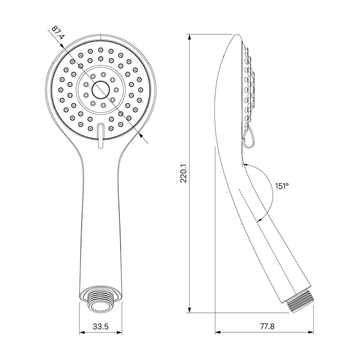ROSSB1FM06 Смеситель с вер*ним душем Milardo Rosco  - Вид №5