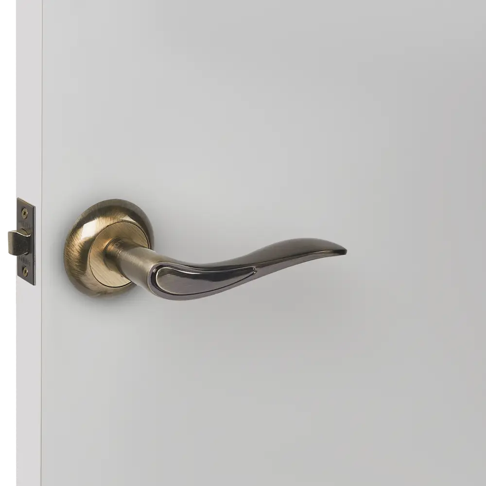 Дверные ручки Punto Salsa без запирания цвет бронза STLM-2136088 - Вид №5