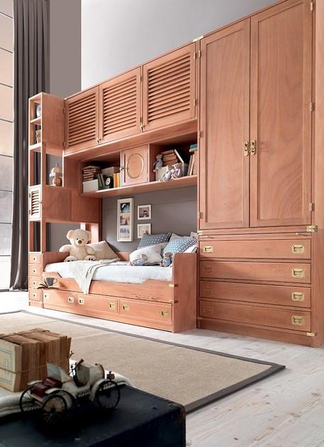 Caroti Модульная спальня с деревянным мостиком и выдвижной кроватью  Atmosfera teddy  - Вид №5