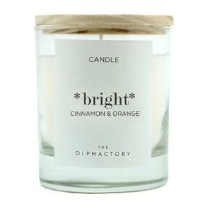 Свеча ароматическая BRIGHT - Корица & Апельсин, 40 ч