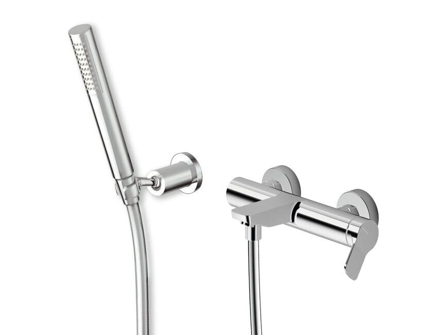 Настенный смеситель для ванны с ручным душем CRISTINA Rubinetterie Elevation ARCH-00142568 - Вид №1