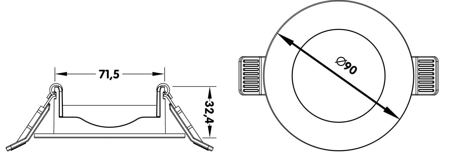 Алюминиевый светодиодный светильник с регулируемой яркостью Proled REFLEX LED 3 ARCH-00029397 - Вид №2