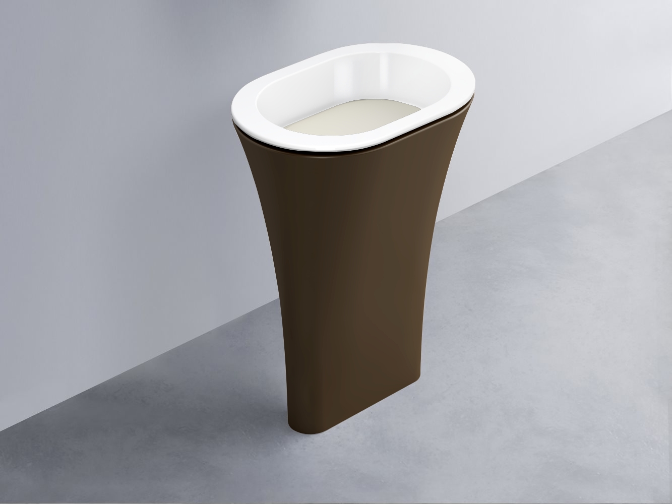 AMLA65-BL+AMPILO-TL+AMCOLO-CA Раковина Amedeo Ovale отдельностоящая cielo Enjoy + Amedeo Ceramica Cielo