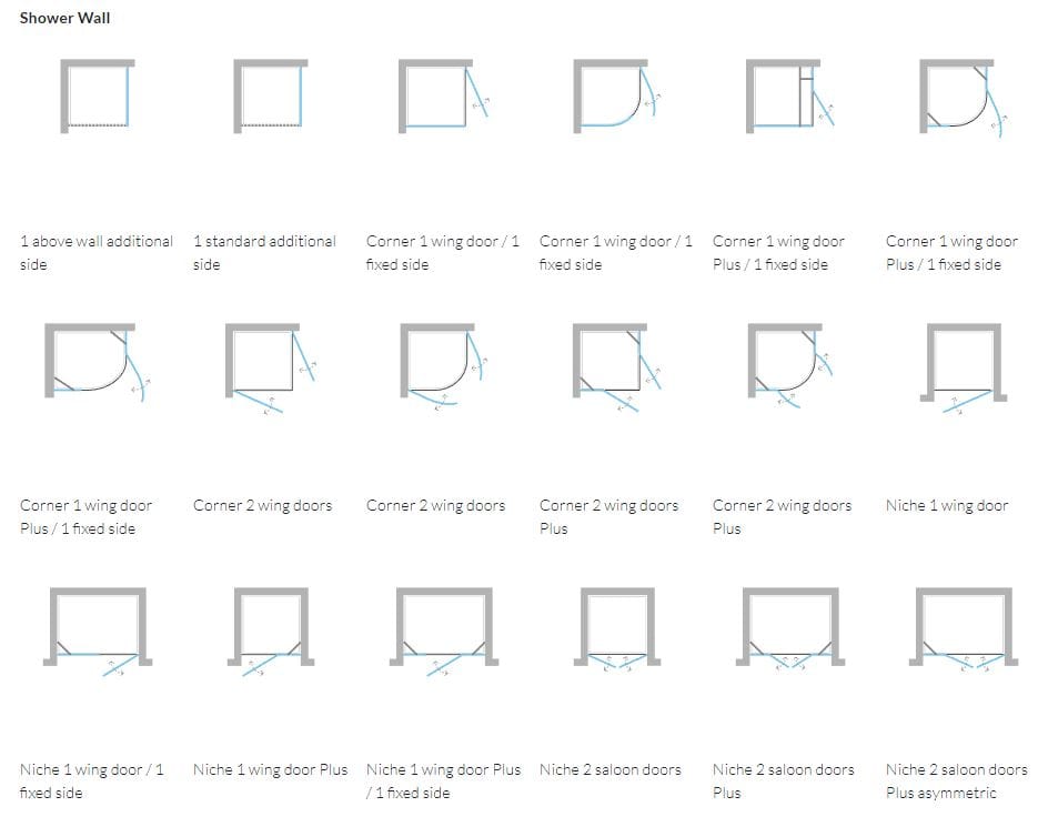 Нишевая душевая кабина с распашной дверью ARBLU Дедал ARCH-00047724 - Вид №4