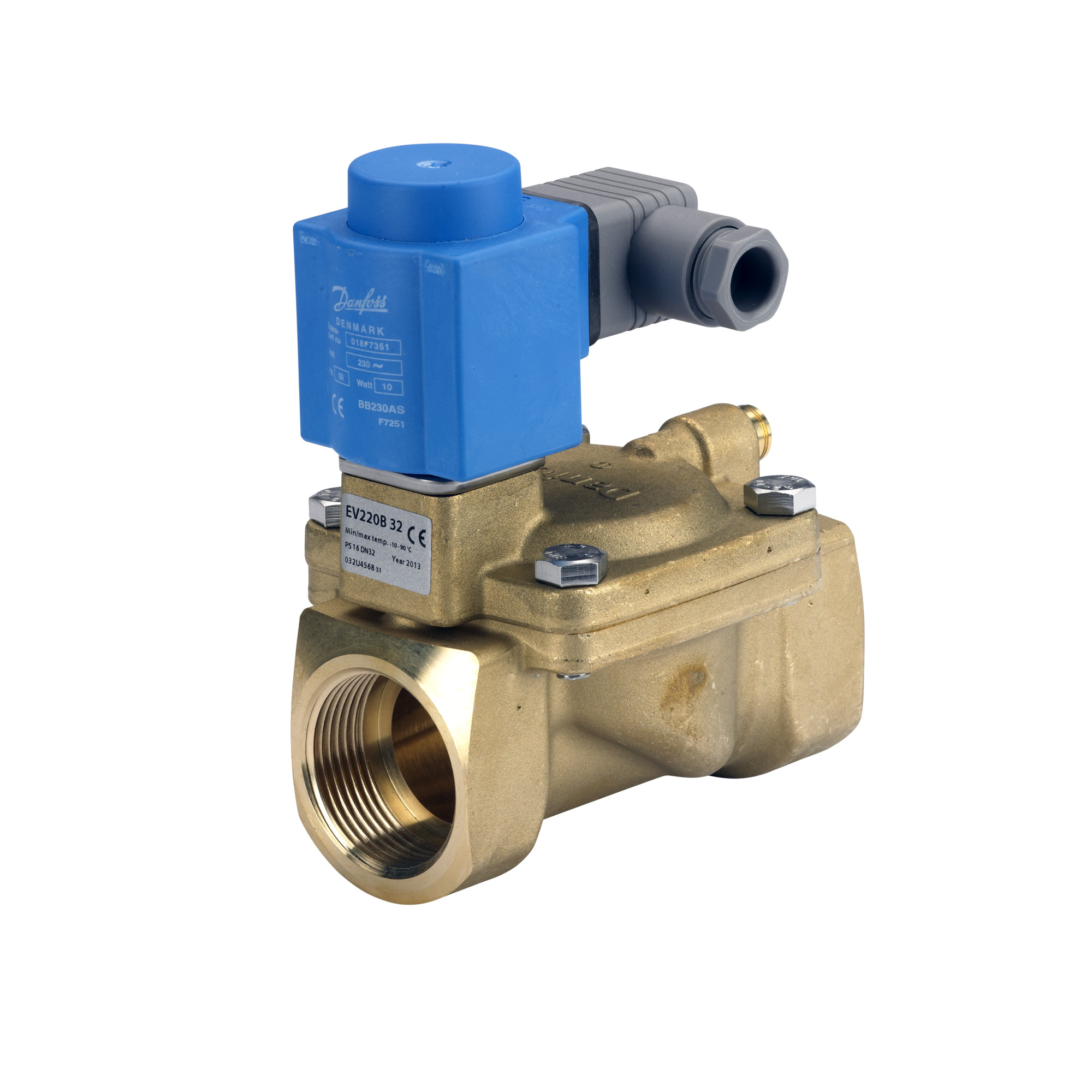 Danfoss EV220B — двухходовые электромагнитные клапаны для общей промышленности Клапан электромагнитный EV220B с кат. 032U460416  - Вид №43