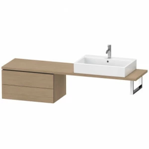 LC584805252 Шкафчик для компактной консоли L-Cube #LC5848 720 x 477 мм Европейский дуб, декор