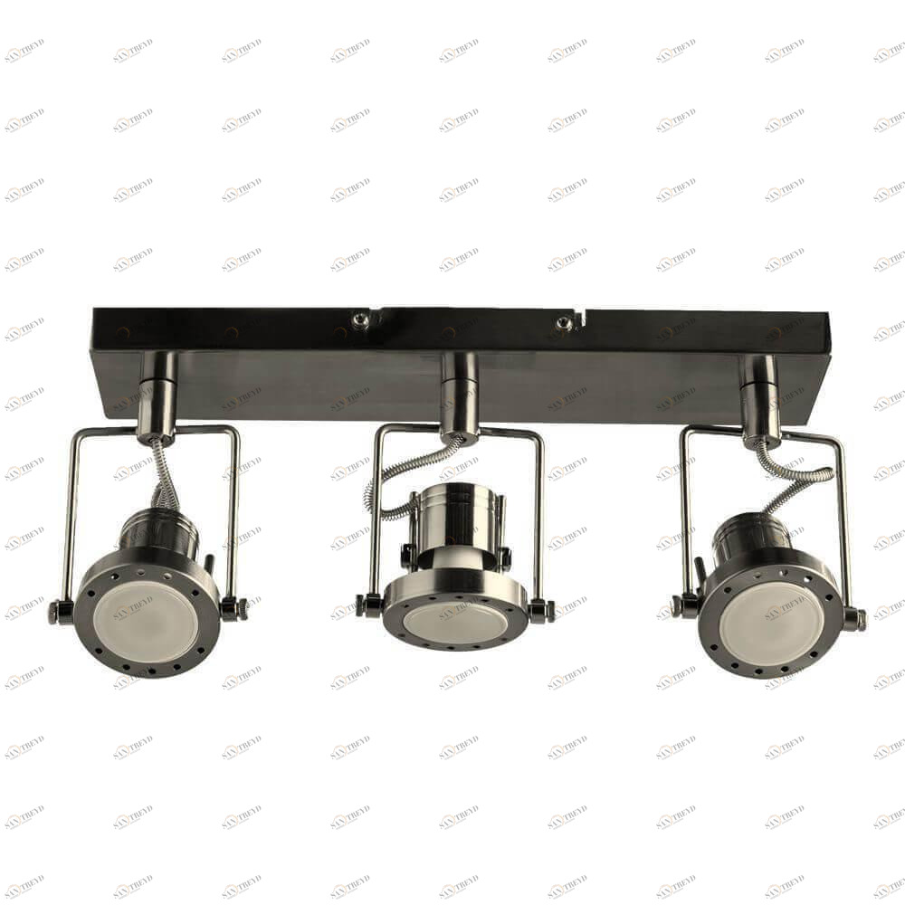 Спот потолочный серебристый с 3 плафонами Arte Lamp Costruttore A4300PL-3SS ARTE LAMP COSTRUTTORE SILVER 00-3923992 Серебро 