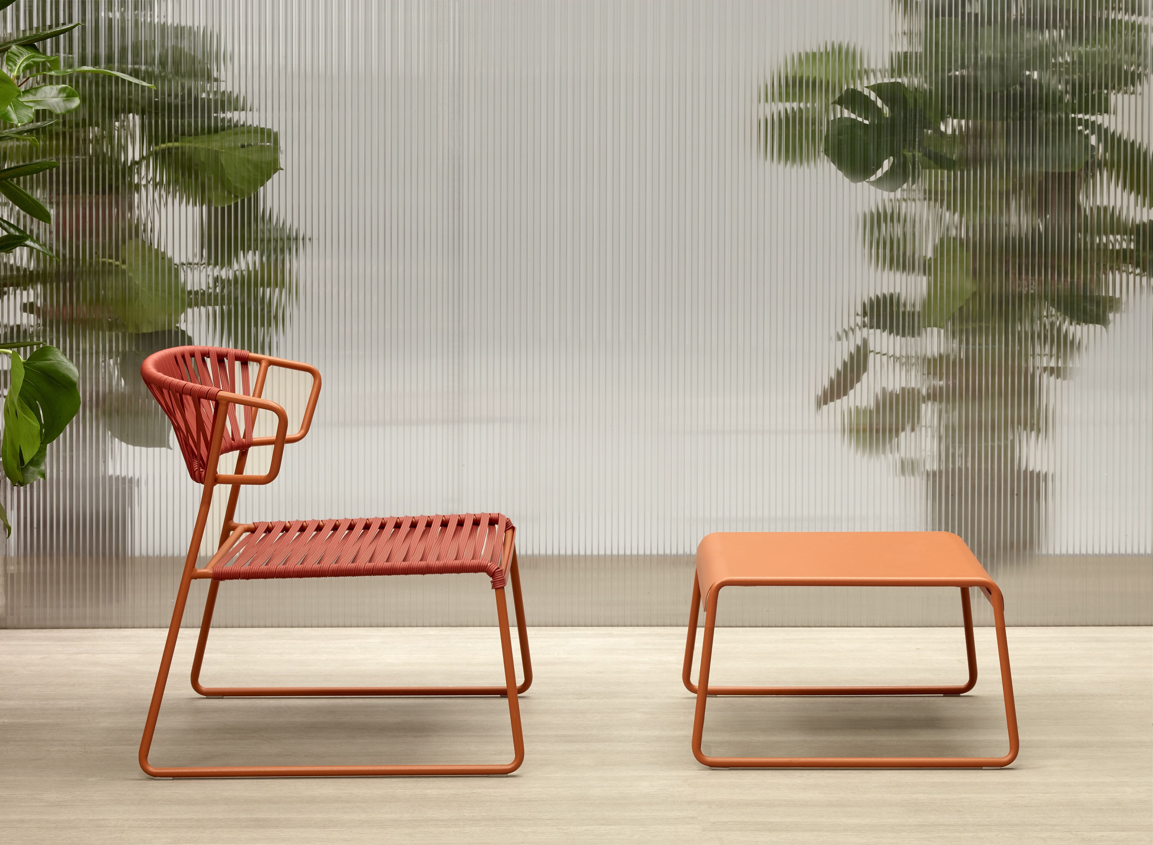 Садовое кресло из стали и ПВХ S-CAB Лиза ARCH-00097192 - Вид №8