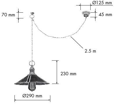 FEDE Подвесной светильник из латуни  Fd1140 Fd1140--- - Вид №4