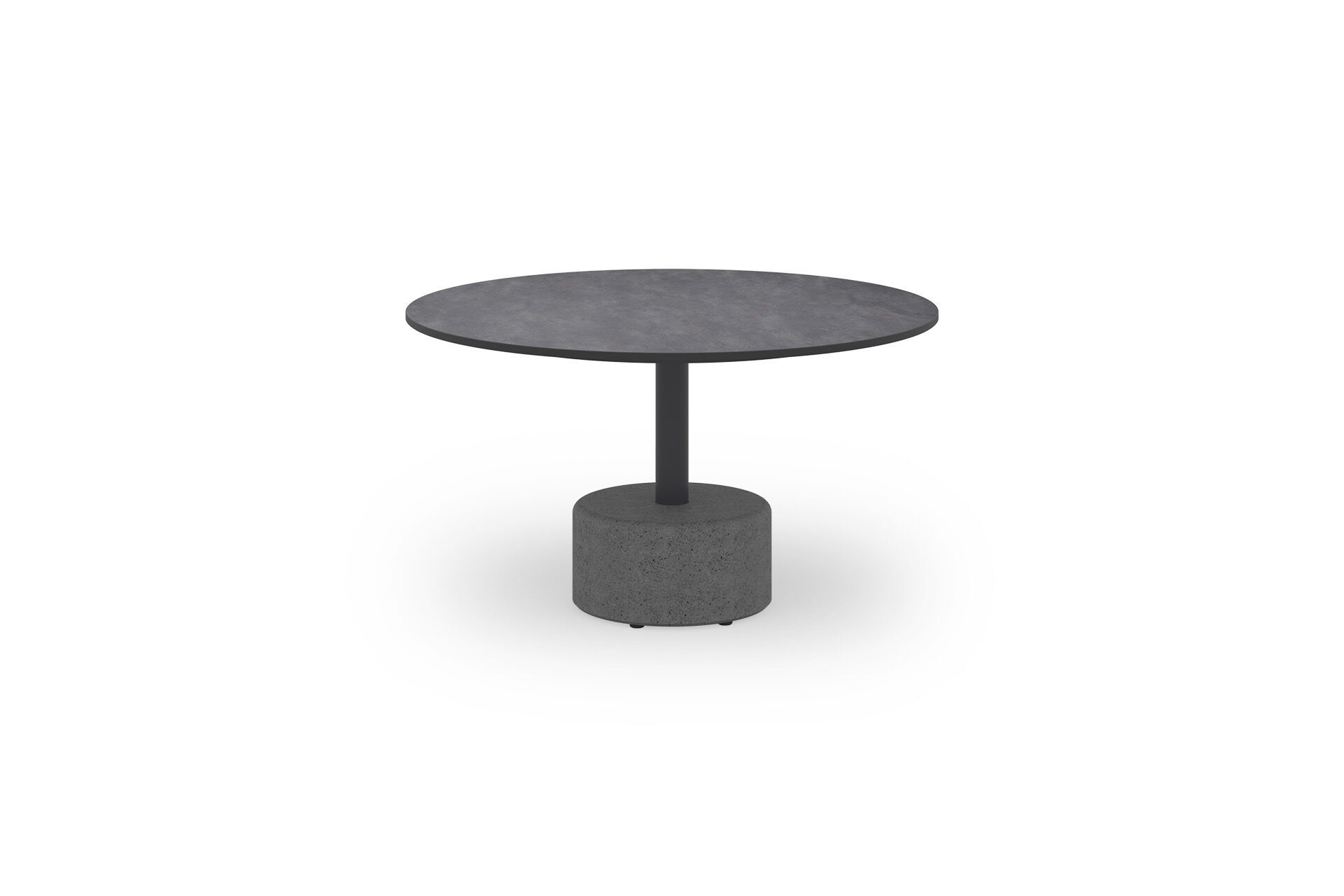 Круглый журнальный столик с верхней частью HPL и тиковым или каменным основанием MAMAGREEN Glyph ARCH-00086792 - Вид №13