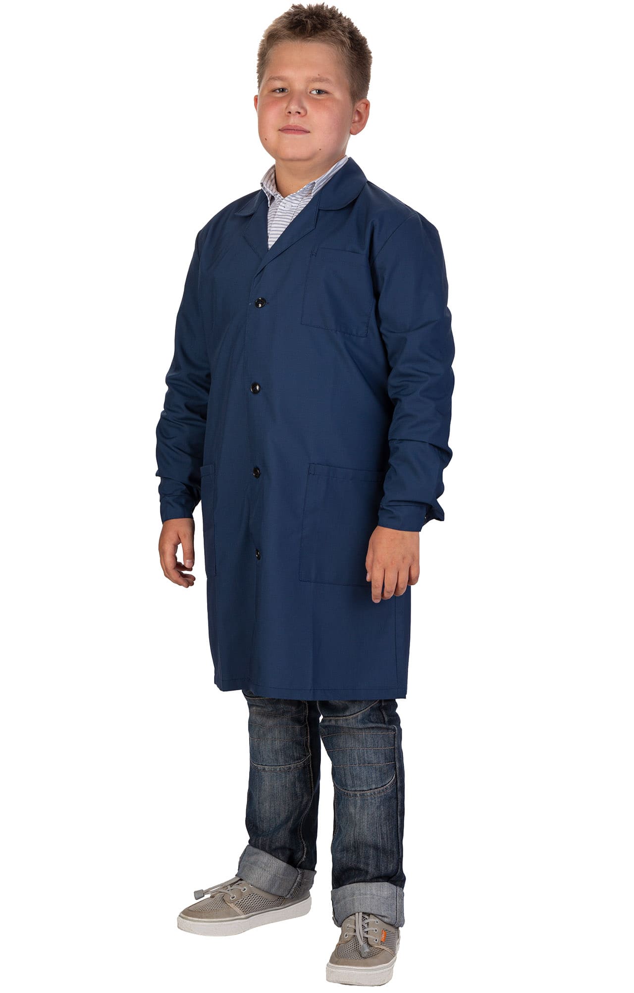 60879 Халат "Стажер" для уроков труда для мальчиков  Одежда для обслуживающего персонала  размер 44-46/170-176 Спецодежда  - Вид №2
