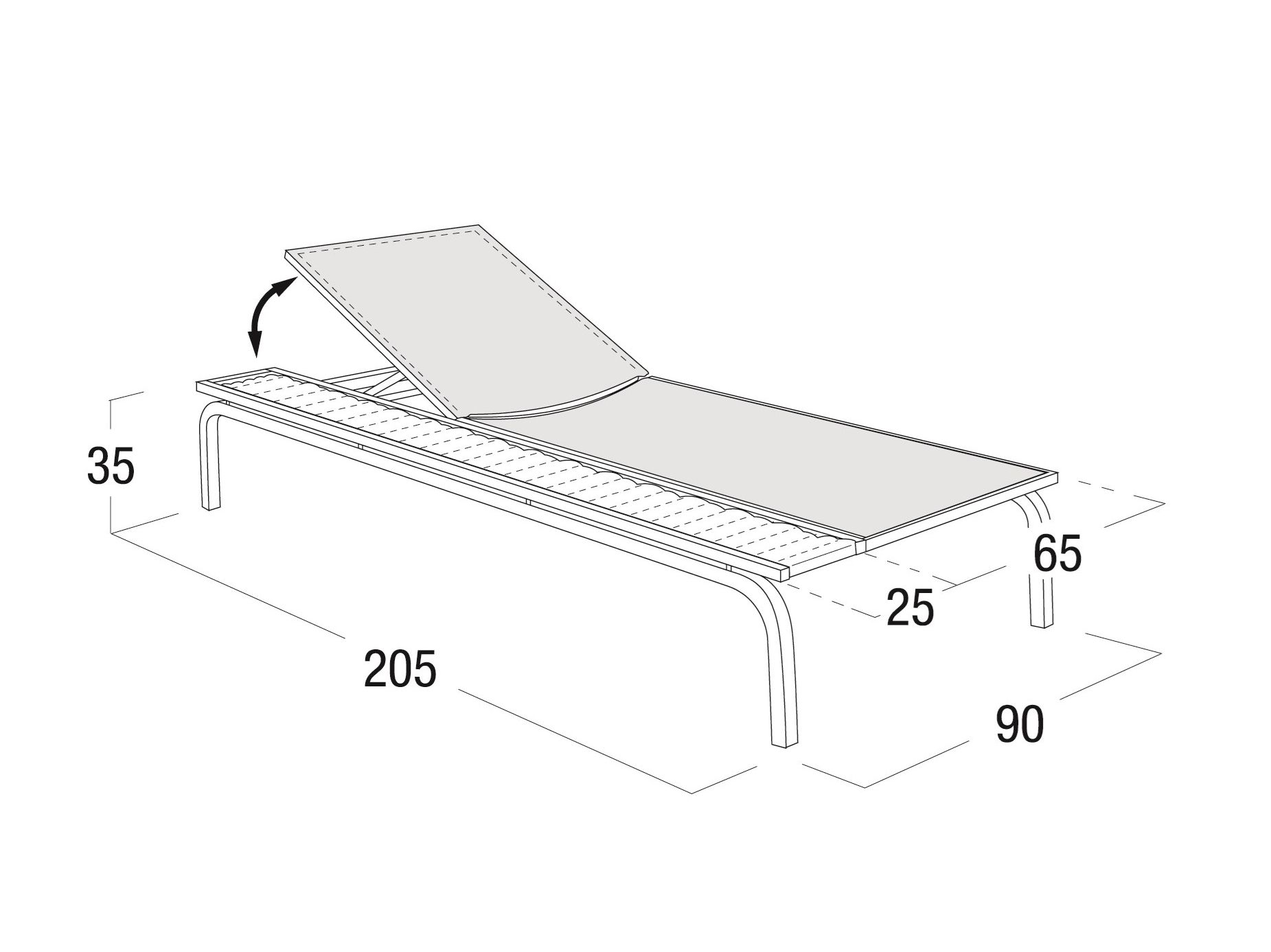 Алюминиевая Садовая кровать Roberti ARCH-00134265 - Вид №3