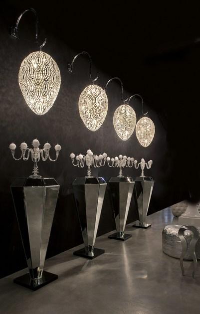 VGnewtrend Настенный светильник на несъемном кронштейне с кристаллами Arabesque sun-id-1464317 - Вид №4