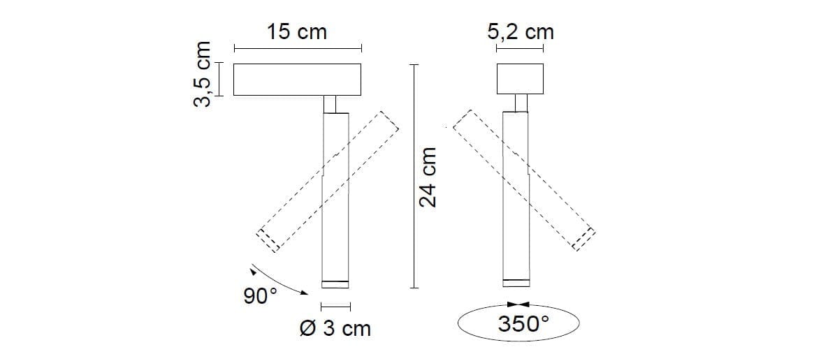Регулируемый алюминиевый светодиодный прожектор In Stock Egoluce ARCH-00066837 - Вид №2