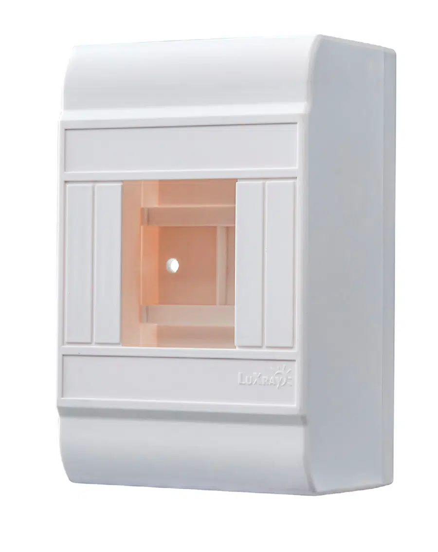 LUXRAY ШРН-П-S4 пластиковый распределительный щит наружный под 4 модуля LEZARD 731-2000-0S4 - Вид №3