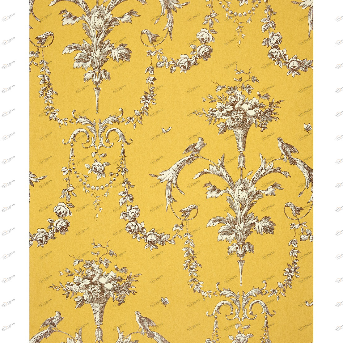 Рулон обоев CHANTILLY CHT22942111. Основа нетканый материал Casadeco