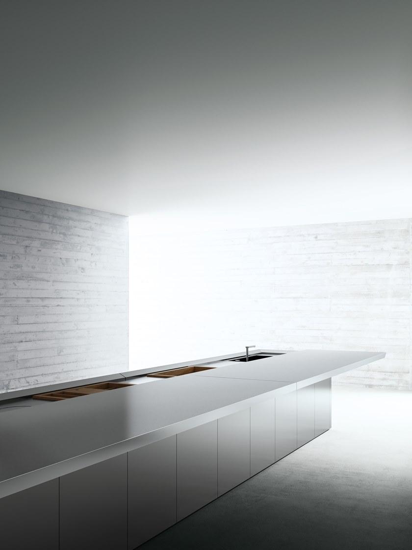 Boffi Выдвижная кухня из нержавеющей стали с островом sun-id-1422199 - Вид №5