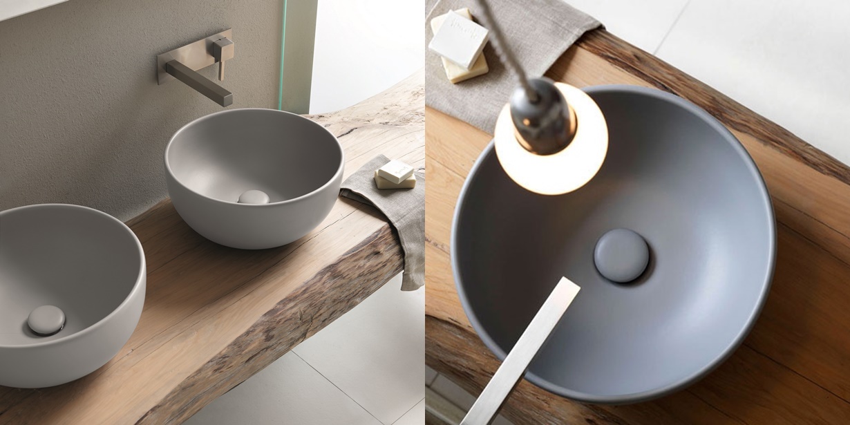 SHBA40A Накладная раковина на столешницу  овальная Ceramica Cielo  - Вид №1