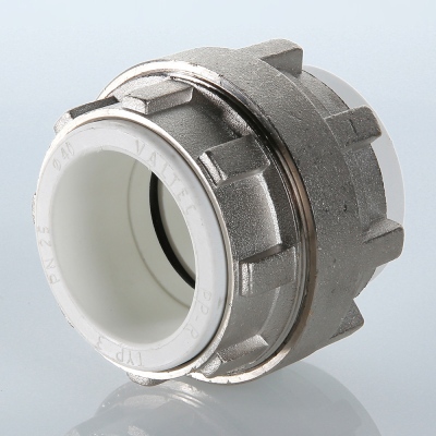 VTp.763.0.063 Фитинг полипропиленовый – муфта разъемная Valtec 63 мм  - Вид №12