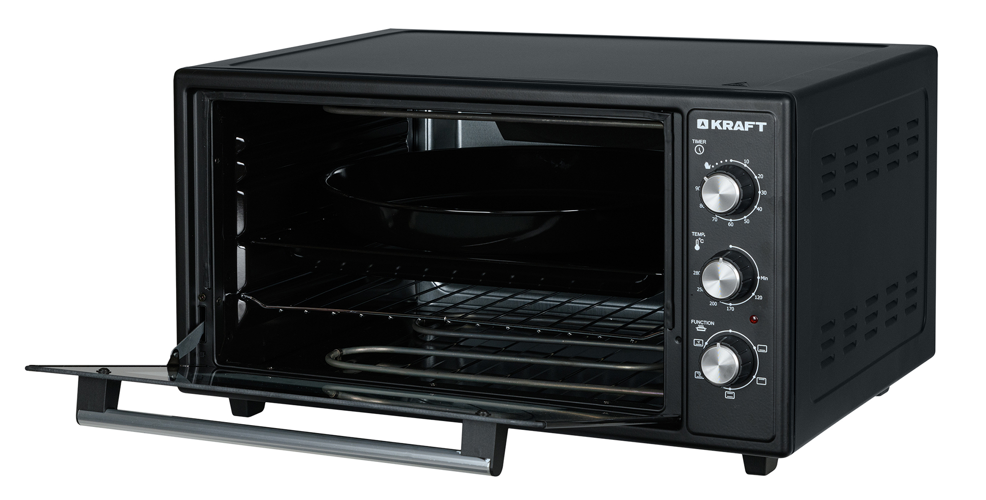 9131517 Мини-печь Kraft KF-MO 4806 FBL черный STDN-0077878 - Вид №2