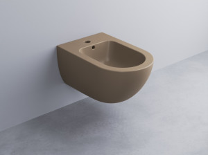 EJBS-AN Биде подвесное с одним отверстием под смеситель, в комплекте с крепежами Enjoy 53 cielo Enjoy + Amedeo