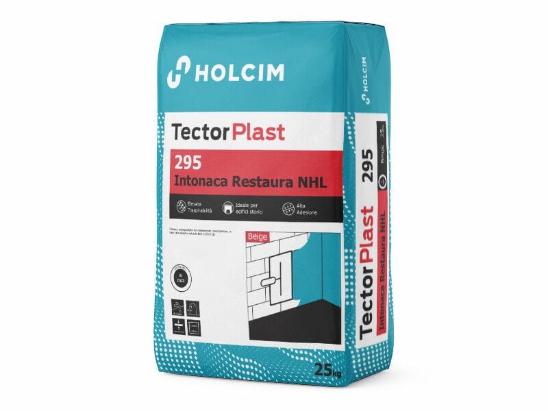 Одноразовая штукатурка для санации Holcim Italia Tector ARCH-00119585