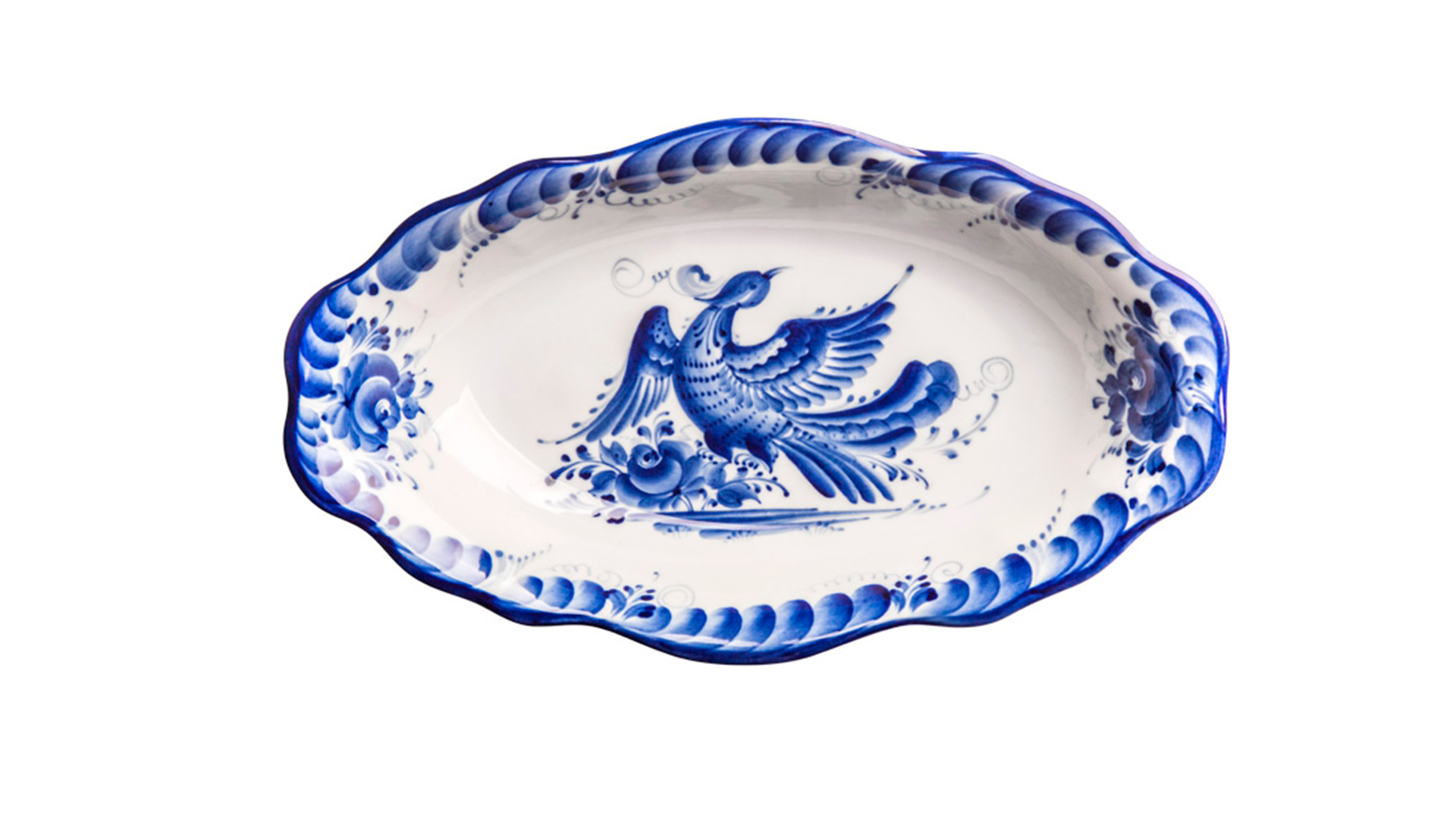 10612894 Гжельский фарфоровый завод Сервиз столовый 6/42 "Дубок" (авт.работа) Фарфор, Керамика  - Вид №10