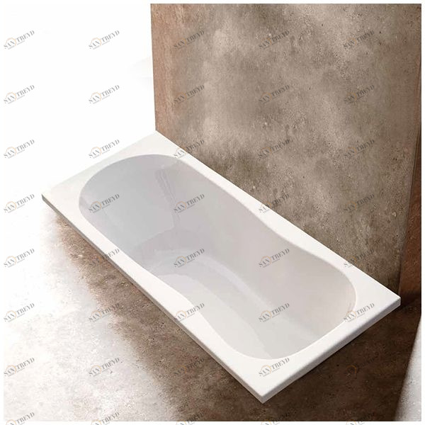 Ванна Gruppo treesse Alexia V1460 белая встроенная  прямоугольная VINV1460