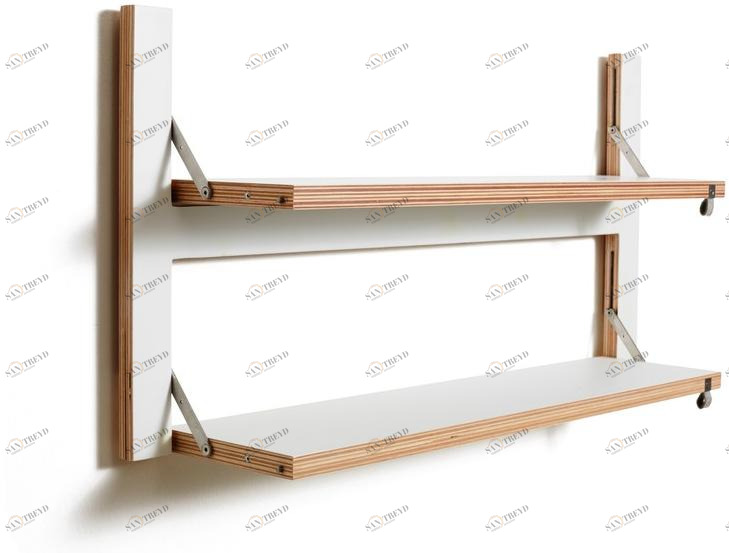 AMBIVALENZ Книжный шкаф офисный из фанеры Fläpps shelf 80×40-2 Fl070002