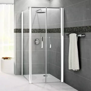 Боковая панель 87 см GIADA F2B Novellini GIADA с белым профилем